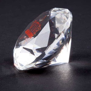 Crystal Diamond Paperweight