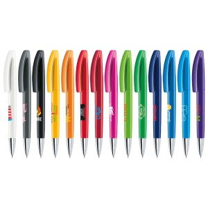 senator Bridge Polished Plastic Ballpen with Metal Nose Cone