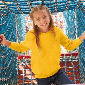 Fruit Of The Loom Kids Classic Set In Sleeve Sweat 