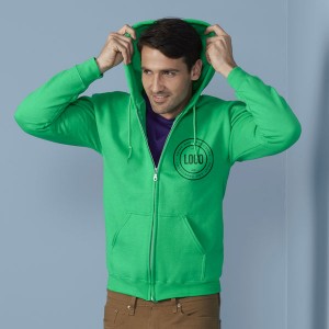 Gildan Adult Full Zip Hooded Sweatshirt 