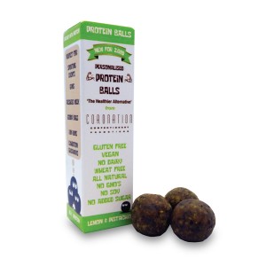 Personalised Box Containing 3 Protein Balls