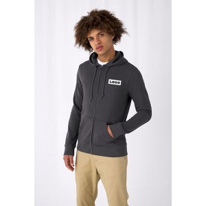 B&C Mens Organic Zipped Hood