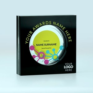 Greencast Layered Acrylic Block Award 