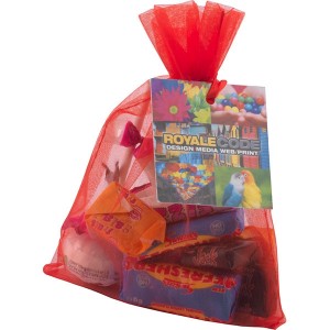 Organza Bag with Retro Sweets