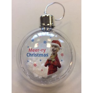 80mm Round Perspex Bauble