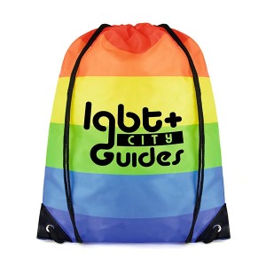 Rainbow Drawstring Bag