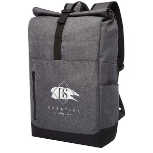 Hoss Roll Top 15.6 Inch Backpack - Full Colour