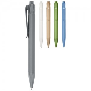 Terra corn plastic ballpoint pen (blue ink)