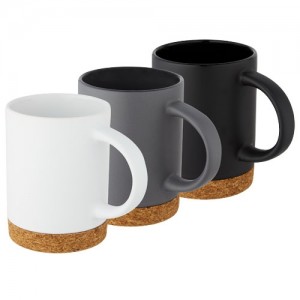 Neiva 425 ml ceramic mug with cork base
