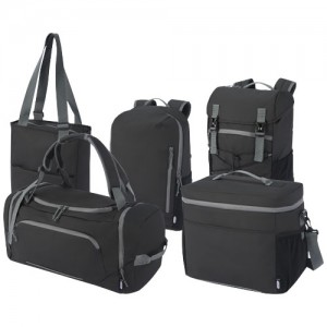 Aqua 20-can GRS recycled water resistant cooler bag 22L