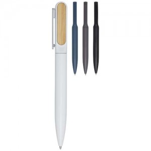 Blanca recycled aluminium ballpoint pen (blue ink)