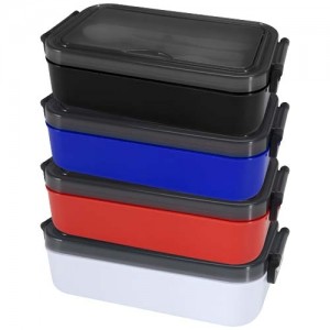 Snappy lunch box and cutlery set