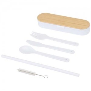 Runa cutlery set with bamboo lid
