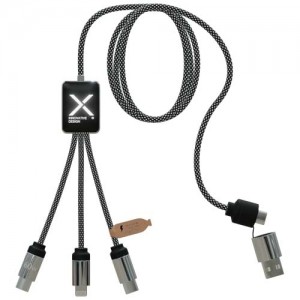 SCX.design C33 60W Type-C charging cable with dual light-up logo 