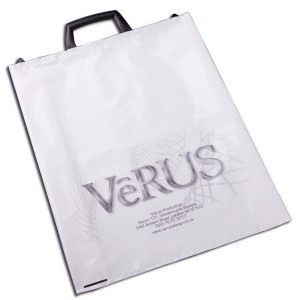 Plastic Carrier Bag with Clip Close Handles