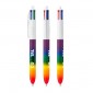 BIC 4 Colours Rainbow Decor Ballpoint Pen
