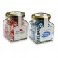 Jar Of Coloured Matched Humbugs