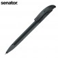senator Challenger Clear Plastic Ballpen with Soft Grip