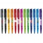 senator Super Hit Clear Plastic Ballpen with Soft Grip