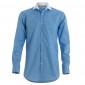 Kustom Kit Mens Long Sleeve Contrast Shirt 