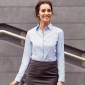 Russell Collection Ladies Herringbone Shirt 