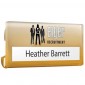 Acrylic Name Window Badge