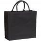 Black Broomfield 7oz Laminated Cotton Tote Bag
