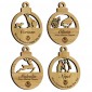 Moso Bamboo Christmas Bauble