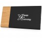 SCX Wood Trimmed Soft Touch Light-Up Powerbank 