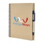 Recycled A5 Pad & Card Cover with Pen