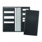 Black Como rPET Travel Wallet