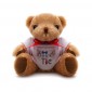 Jointed 20cm Bear With White T-Shirt
