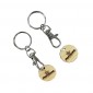 Bamboo Trolley Token Key Ring - Full Colour 