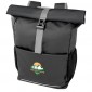 Aqua 15" GRS Recycled Water Resistant Roll-Top Bike Bag - Full Colour