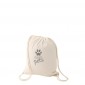 Natural 5oz Cotton Drawstring Bag - Full Colour