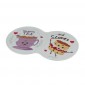 Recycled Plastic Double Coaster