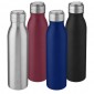 Harper 700 ml stainless steel water bottle with metal loop