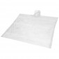 Mayan recycled plastic disposable rain poncho with storage pouch