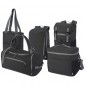 Aqua GRS recycled water resistant duffel backpack 35L