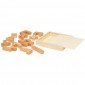 Bark wooden puzzle