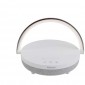 Prixton 4-in-1 10W Bluetooth® speaker with LED light and wireless charging base