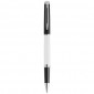 Hemisphere colour blocking rollerball pen with palladium trim (black ink)