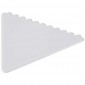 Frosty triangular recycled plastic ice scraper