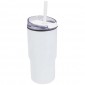 Westin 540 ml RCS recycled double wall insulated tumbler with straw