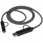 SMART 65W 100 cm RCS certified magnetic 5-in-1 charging cable