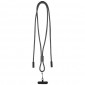 SMART 65W RPET charging cable with lanyard