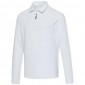 Apollo 245 g/m² long sleeve unisex half zip polo