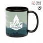 Cambridge Black Gloss Full Colour Mug