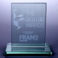 120 x 90mm Jade Glass Rectangle Award
