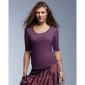 Anvil Tri-Blend Deep Scoop 3/4 Sleeve T-Shirt